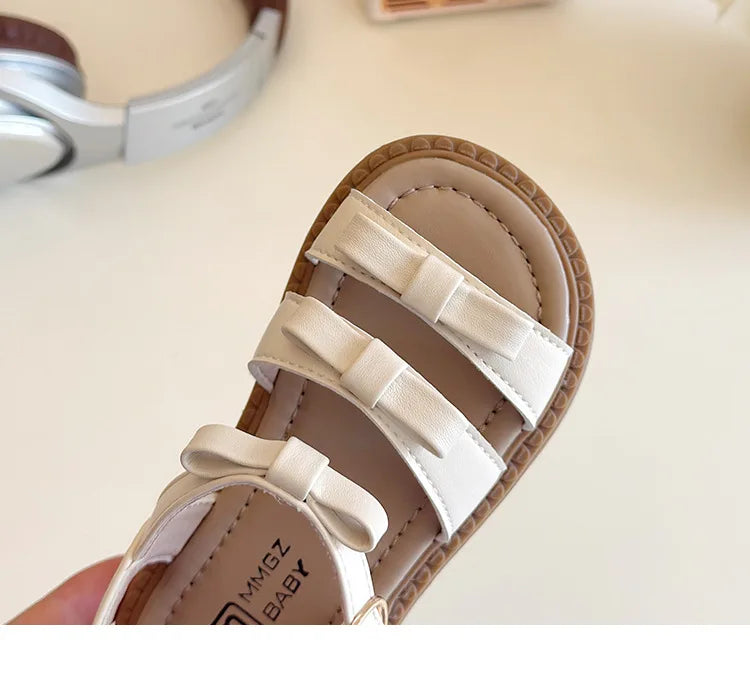 Bow-knot Girls Sandals Fashion Princess Classic Baby Girl Kids Summer Sandals Hot Sale Leisure Children Sweet Shoes Child I03072