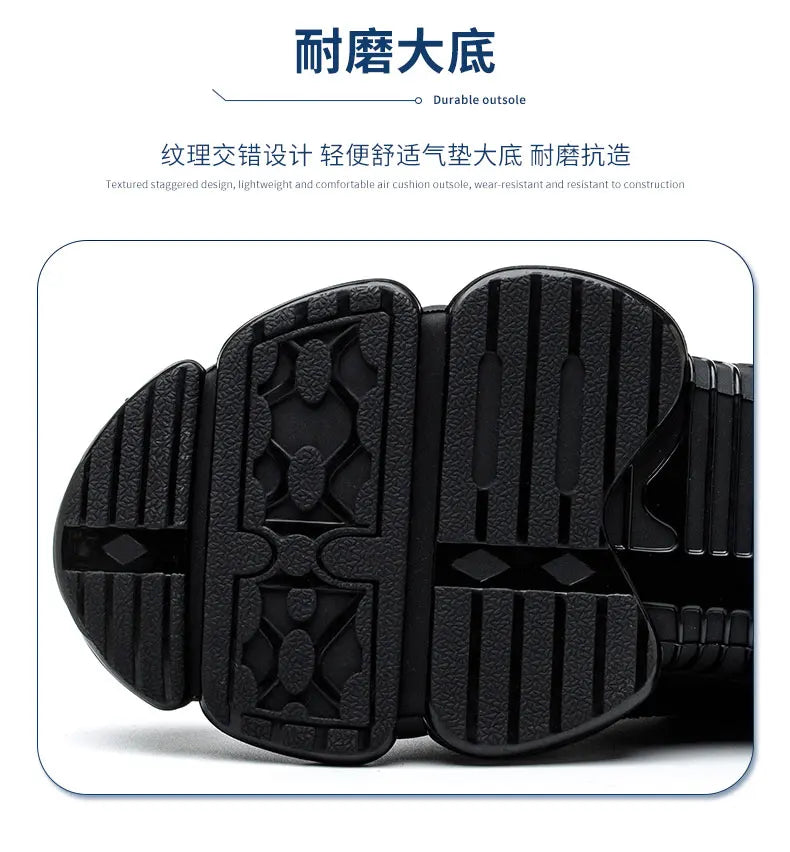 Steel Toe Indestructible Shoes Protective Boots Rotating Button Work Safety Shoes Men Air Cushion Security Boots Work Sneakers