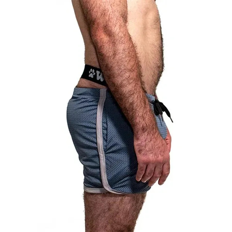 Summer fitness shorts Loose running shorts Men's jogging sports Breathable mesh shorts Thin trend men's three-quarter pants