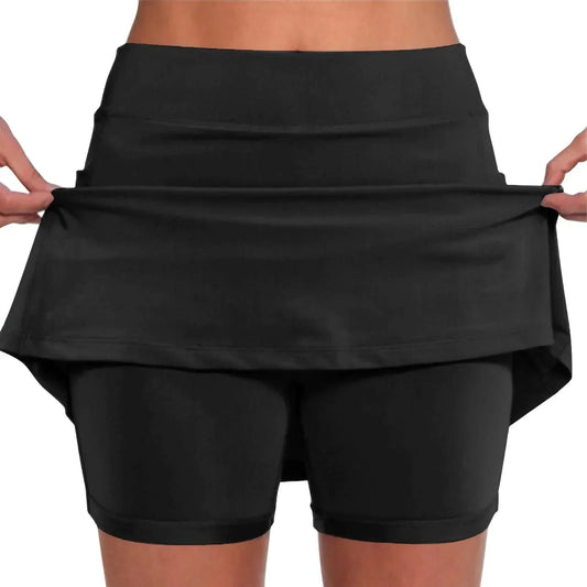 Plus Size Women's Summer Solid Color Sports Shorts Elastic Yoga Pants  Sports Shorts High Waisted Tight Pants