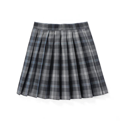 Summer Women High Waist Pleated Plaid Skirts Mini Tennis Skirt Harajuku JK Japanese School Uniform Short A-Line Mini Skirt Girl