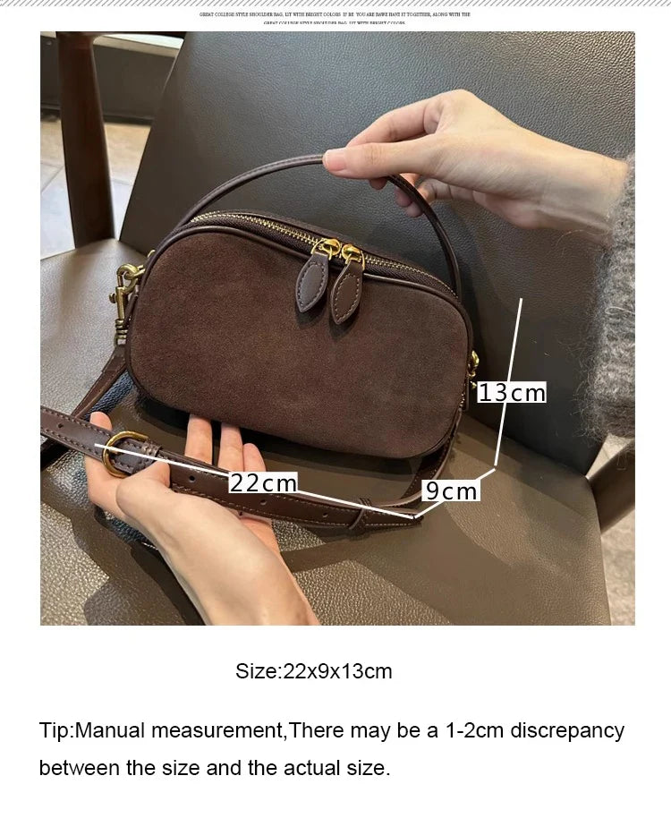 Woman Cowhide Genuine Leather Shoulder Bag Ladies High Quality Leather Handbag Female Fashion Luxury Design Crossbody Bag Women