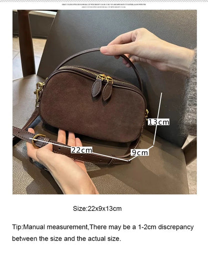 Woman Cowhide Genuine Leather Shoulder Bag Ladies High Quality Leather Handbag Female Fashion Luxury Design Crossbody Bag Women