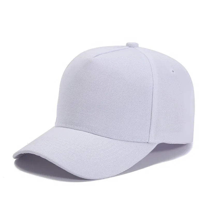 Custom Brand Diy Logo Baseball Cap For Men And Women Plain Blank Embroidery Print 5 Panel Sport Hat Basic Gorras
