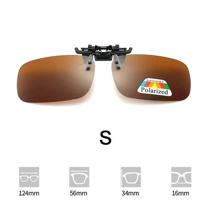 Sunglasses Myopia Glasses Clip Driver Fishing Night Vision Myopia Clipon Sun Shading Eyeglasses