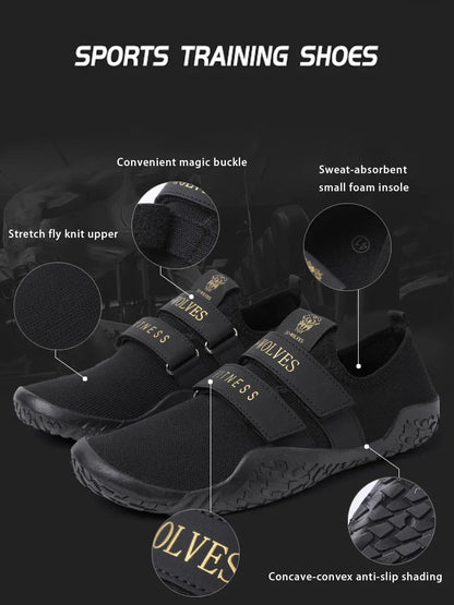 Deadlift Shoes Weight Lifting Shoes for Men Women Weightlifting Squat Shoes Fitness Cross-Trainer Barefoot Gym Training Sneakers