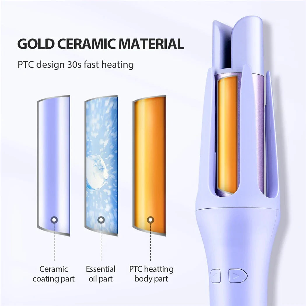 32mm Automatic Curling Iron Automatic Rotating Ceramic Curler Professional Curling Iron Curling Iron Curler