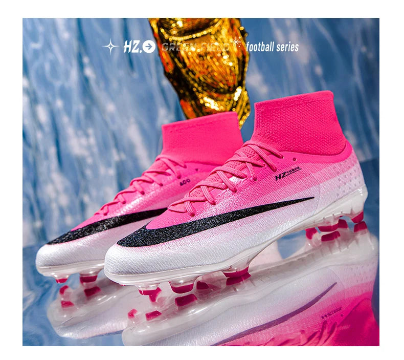 New Men Soccer Shoes Hot Sale Football Boots Women Professional TF/FG Sneakers Unisex High-quality Futsal Cleats Ultralight