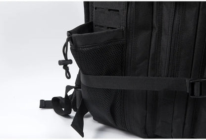 45L Tactical Backpack survival Bag Hunting MOLLE Backpack GYM For Men EDC Outdoor Hiking Rucksack Witch Bottle Holder