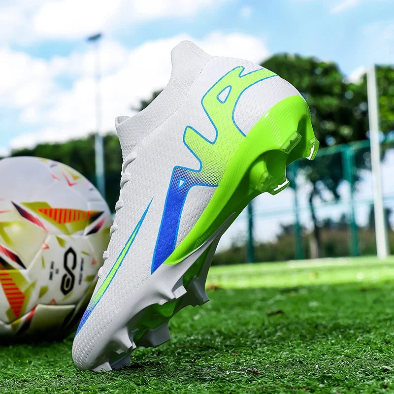 New Men Soccer Shoes Futsal Grass Cleats High-top Football Boots Non-Slip Sneakers High-quality Match Indoor Hot-selling Outdoor