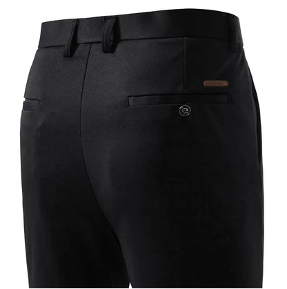 Male Smart Casual Pants Stretchy Men's Lightweight Quick Dry Breathable Slacks Casual Work Dress Pants for Men