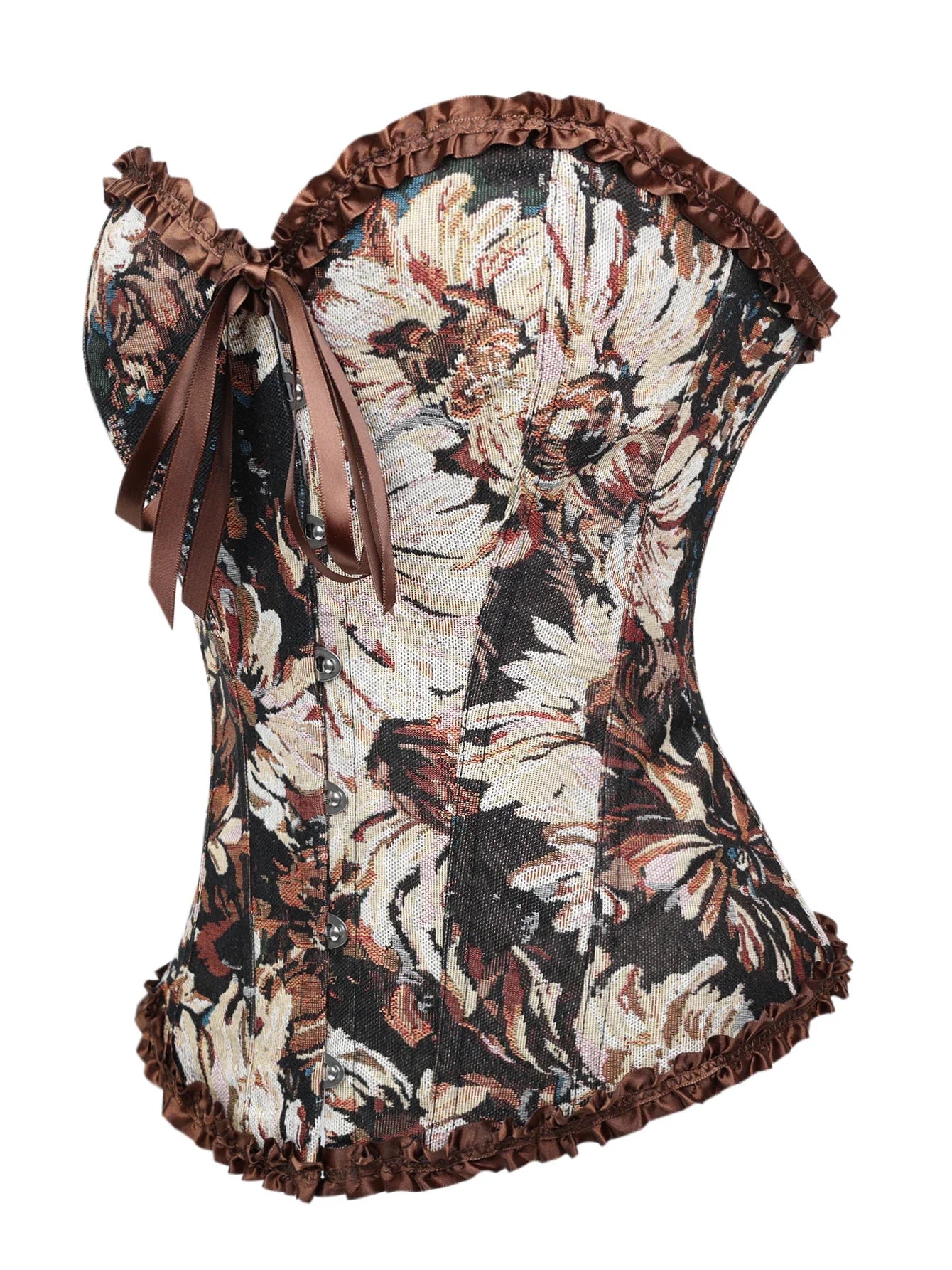 There are lace body-shapingwaist-cinchingchest-supporting corsets and ladies' court shaping tops