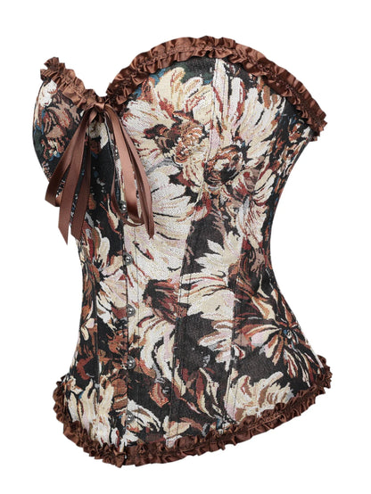 There are lace body-shapingwaist-cinchingchest-supporting corsets and ladies' court shaping tops
