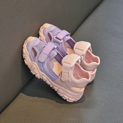Children Shoes Sport Breathable Boys Sneakers Brand Kids Sandals for Girl Trainers PEclass Casual Child Flat Tennis Shoes E05313