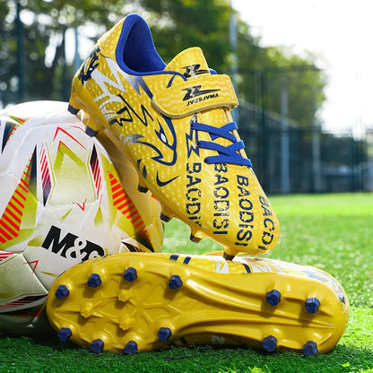 New Men Kids Football Boots Ultralight Professional Boys Match Grass Soccer Shoes Cleats Non-Slip Training Shoes Drop Shipping