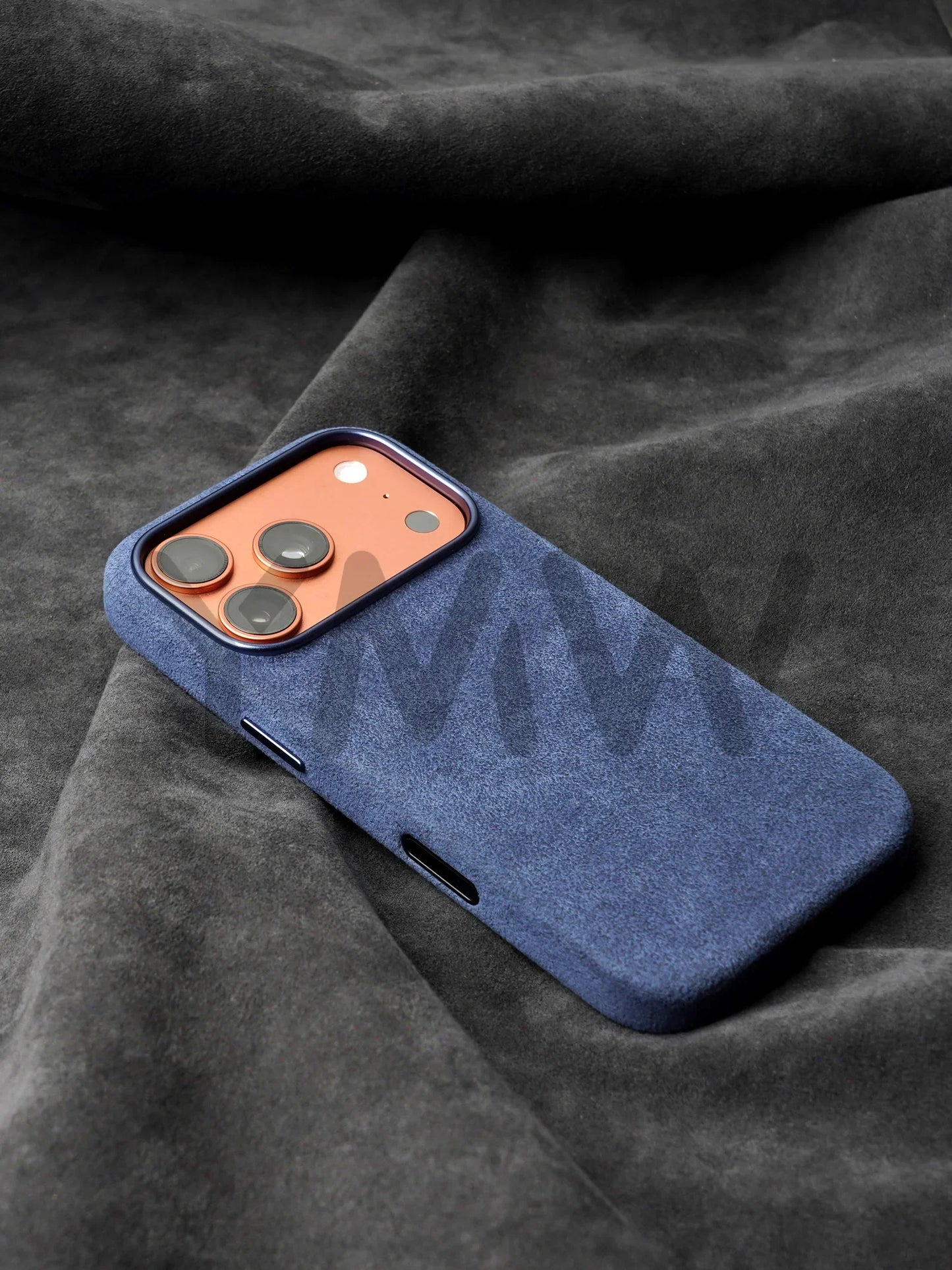 Case for iPhone 17 16 Pro Max Compatible Magsafe Business Supercar Interior Same Suede Leather Phone Cover