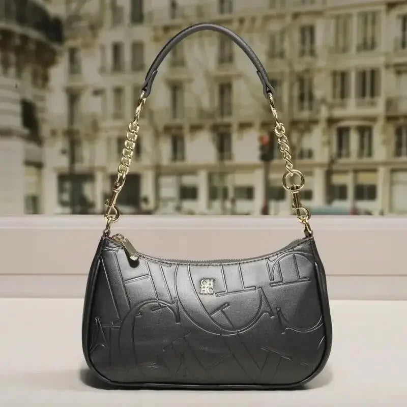 Simple Shoulder Crossbody Bag Women's Handbag Fashion Partition Durable Luxury Brand Fashion Large Capacity Bent Moon Bag