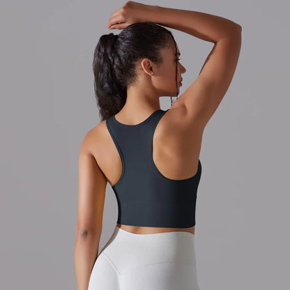 Nylon Sexy Women's Sports Bra Top Women Tight Elastic Gym Sport Yoga Bras Crop Top Yoga Clothes Stretch Women Sports Underwear
