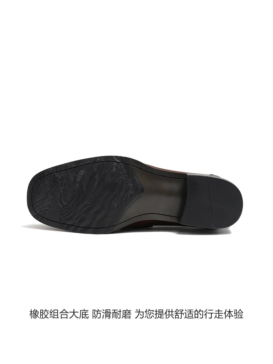 Spring and Autumn New Business Formal Men's Shoes, Leather Breathable Casual Professional Fashion Loafers