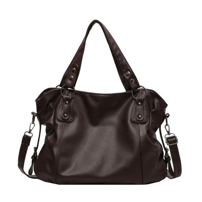 Female Hobo Handbag Large Capacity Shoulder Bags Big Stylsih Casual Tote Bag Ladies A4 Soft Leather Crossbody Bags Business Sac