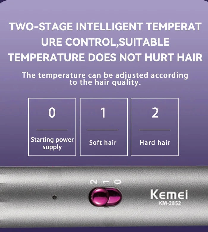 Ceramic Curling Iron 1 Barrel Hair Curler for Hair Rotating Produces Classic Curls for Use on Short Medium and Long Hair
