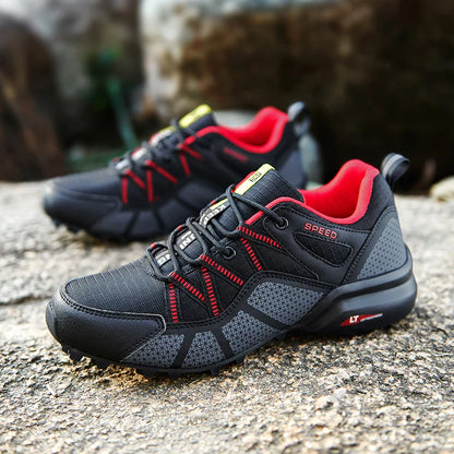 Men Hiking Shoes Outdoor Lightweight Camping Travel Shoes Non-Slip Waterproof Women Large Size Tactical Training Sports Shoes