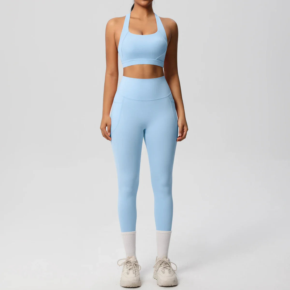 Yoga Suit Sports Set Womens Sportswear Sports women's yoga bra  Tummy Control Slimming Booty Leggings Women's tracksuit