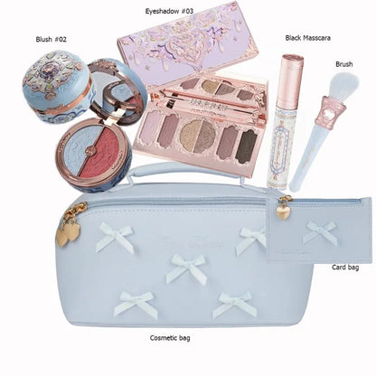 Makeup Set Box Full Swan Bear Garden Collection Embossed Blush Shine Lipstick Kit Foundation  All in Maquiagem Kit