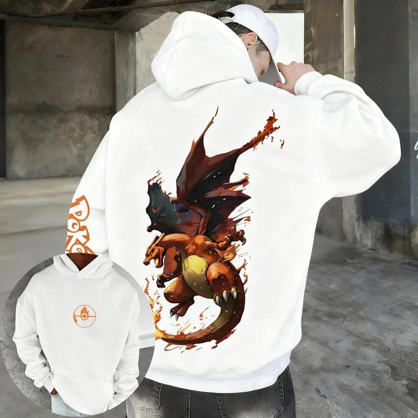 Anime Collaboration Plus Size Hoodie Spring/Autumn New Men's and Women's Hip-hop Trend Daily Casual Parent-child Top