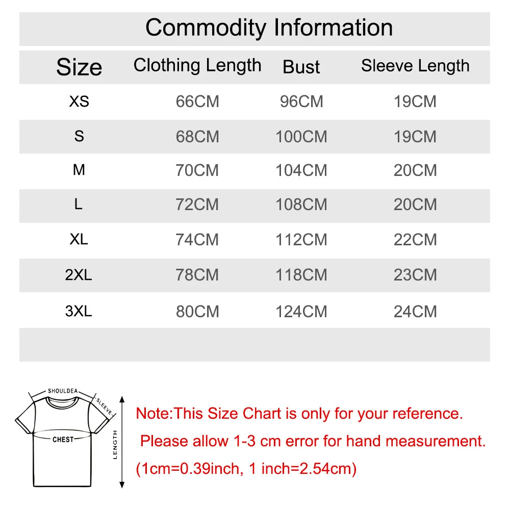 T Shirt Cool Japanese Front Back Print 100% Cotton EU Size New Design Chinese Culture Tshirt 42841
