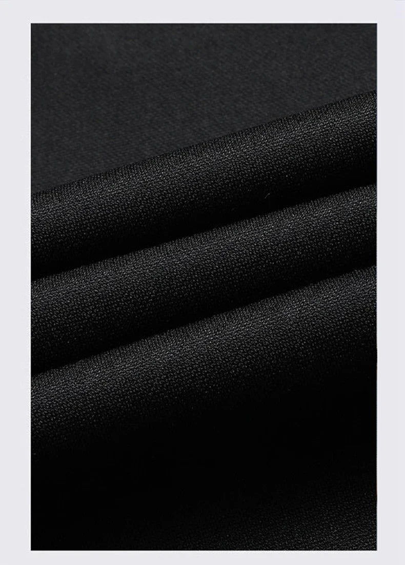 2-Pack Men's Loose-Fit Versatile Casual Dress Pants, Featuring Stylish Embroidery, Suitable for Daily Wear, Office & Outings