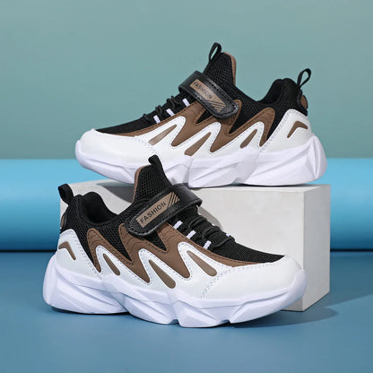 Kids Casual Boys Basketball Shoes Soft Sole Kids Shoes Non-slip Sneakers Shoes Outdoor Student's Children Sport Walking Footwear