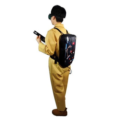 This Ghostbusters cosplay costume and quantum pack are suitable for both children and adults