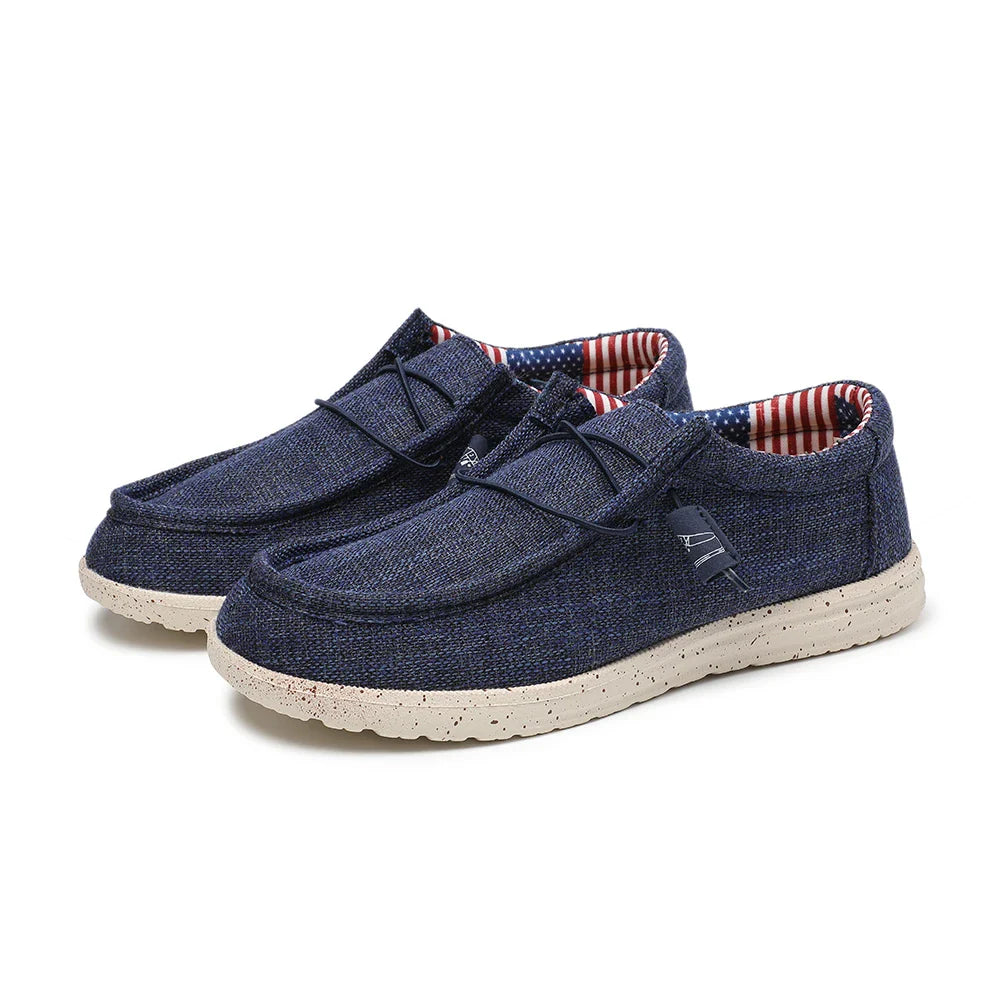 Plus Size Men's Solid Color Breathable Slip On Classic Loafer Shoes Comfy Casual Durable Lightweight Walking Shoes