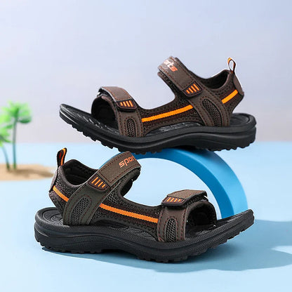 Summer Breathable Sport Sandals for Boys Girls Casual Children Beach Shoes Kids Soft Sole Non-slip Comfortable Open Toe Sandals