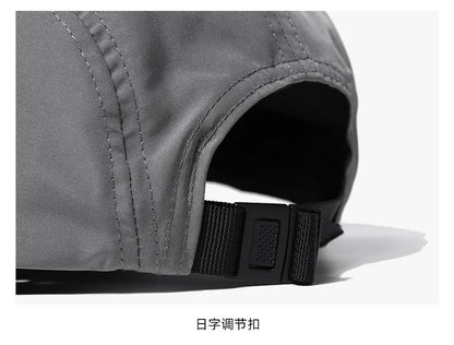 Men Women Baseball Cap Trucker 5 Panel Hat Unstructured Snapback Lightweight All Sports for Running Hiking Tennis