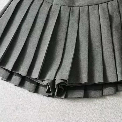 Mooyufon Sexy Women Pleated Skirts High Waist Summer Vintage Mini Skirts Korean Tennis Student White Designed Dance Skirt