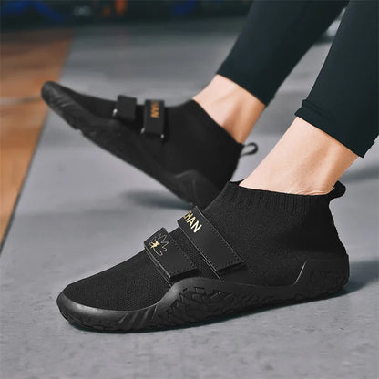 Deadlift Shoes Weight Lifting Shoes for Men Women Weightlifting Squat Shoes Fitness Cross-Trainer Barefoot Gym Training Sneakers