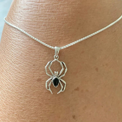 Spider Pendant Necklace for Women/Men Punk Animal Necklaces Unisex Lover Neck Accessories Creative Gift Hip Hop Jewelry