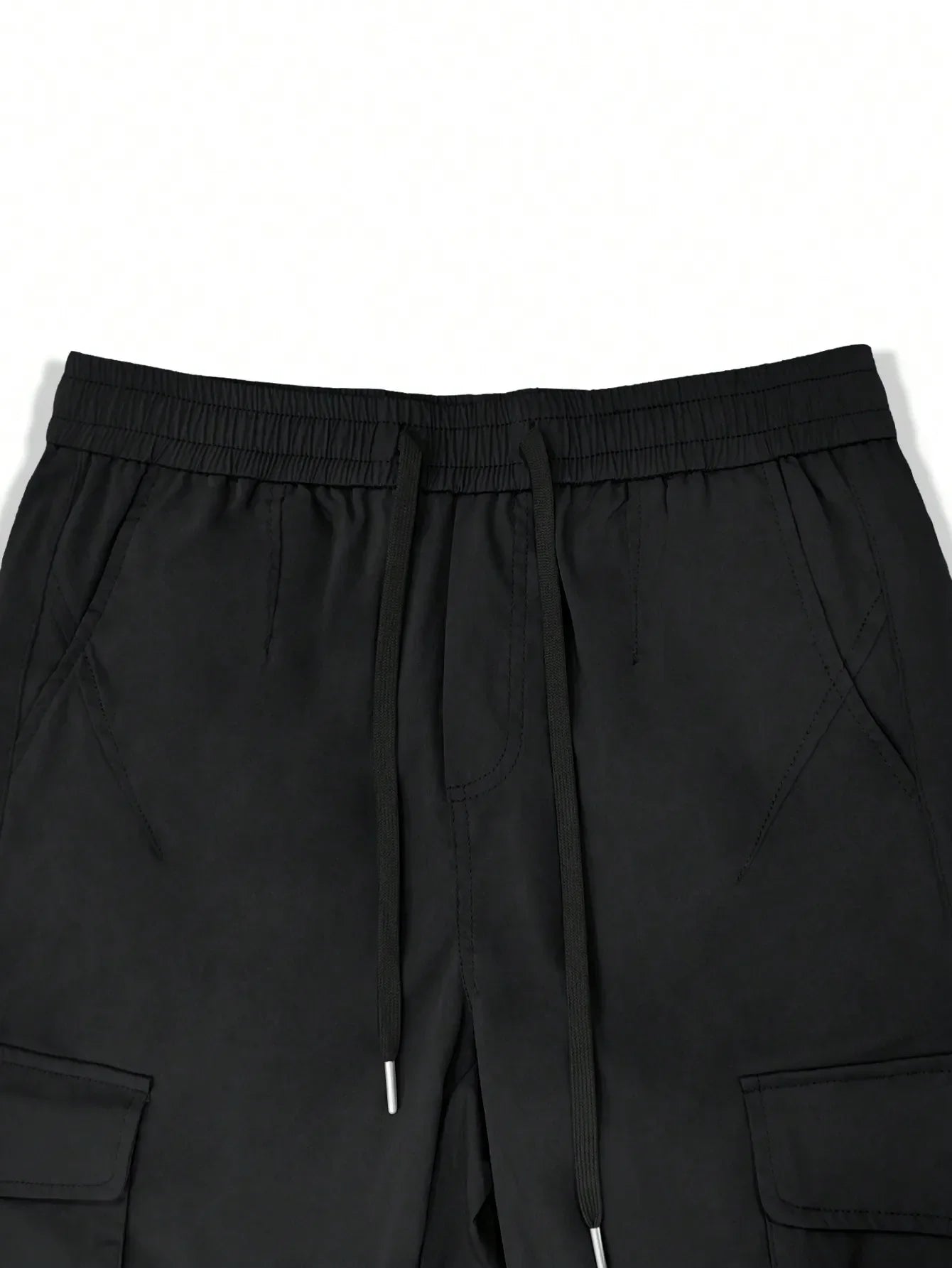 Casual Side Flap Pockets Workwear Tapered Pants, Men's Cargo Pants for Spring Fall Outdoor