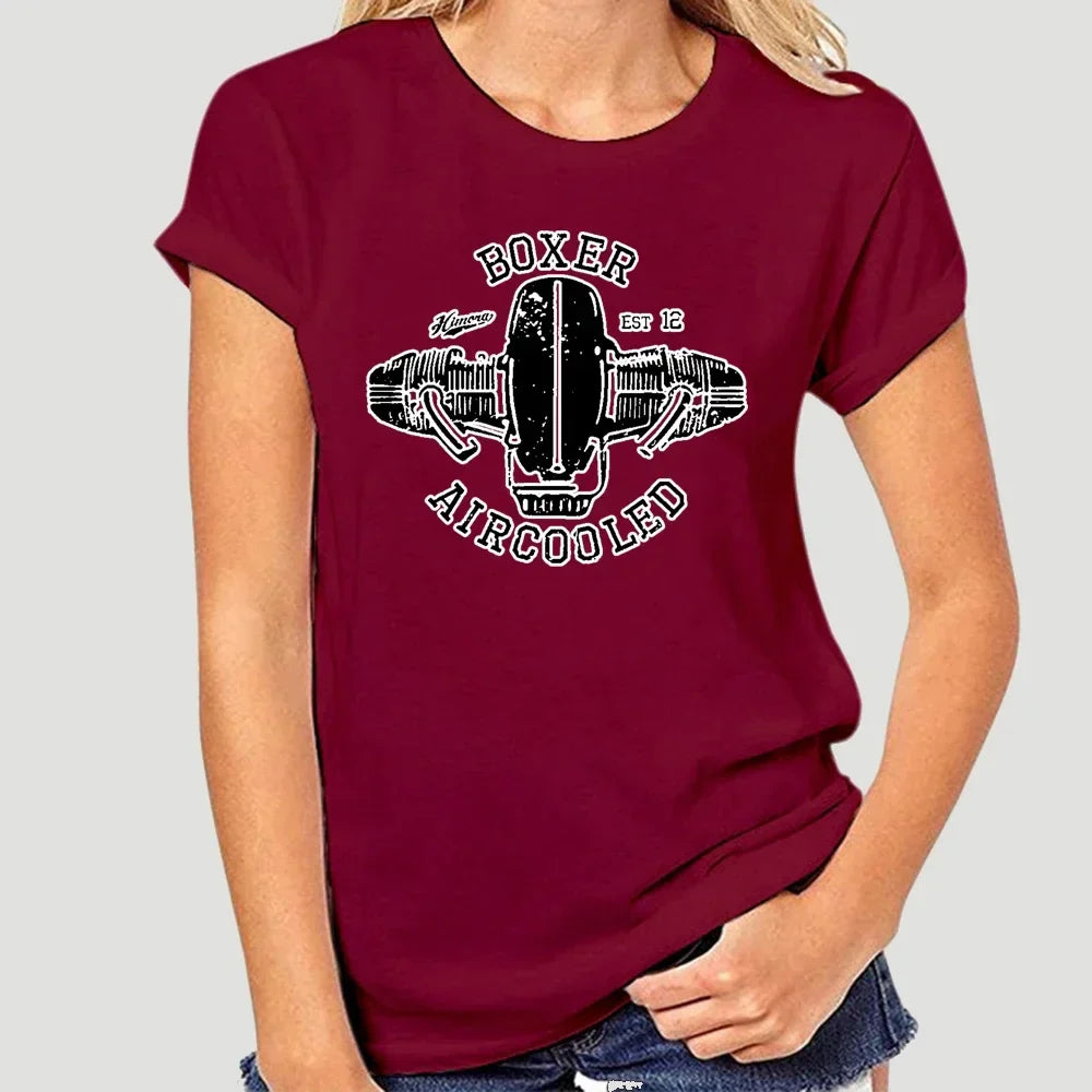 2019 Hot Sale  cotton Germany motorcycle engine BOXER AIRCOOLED T-Shirt R100 R80 R65 R nineT nine T Scrambler Tee shirt 8920X