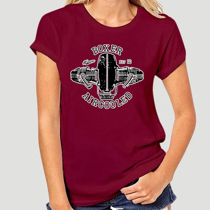 2019 Hot Sale  cotton Germany motorcycle engine BOXER AIRCOOLED T-Shirt R100 R80 R65 R nineT nine T Scrambler Tee shirt 8920X