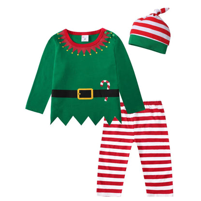 Boys Pilot Costumes Baby Firefighter Clothing Infant Police Cosplay Party Outfits Set Long Pants with Hat Halloween Costume