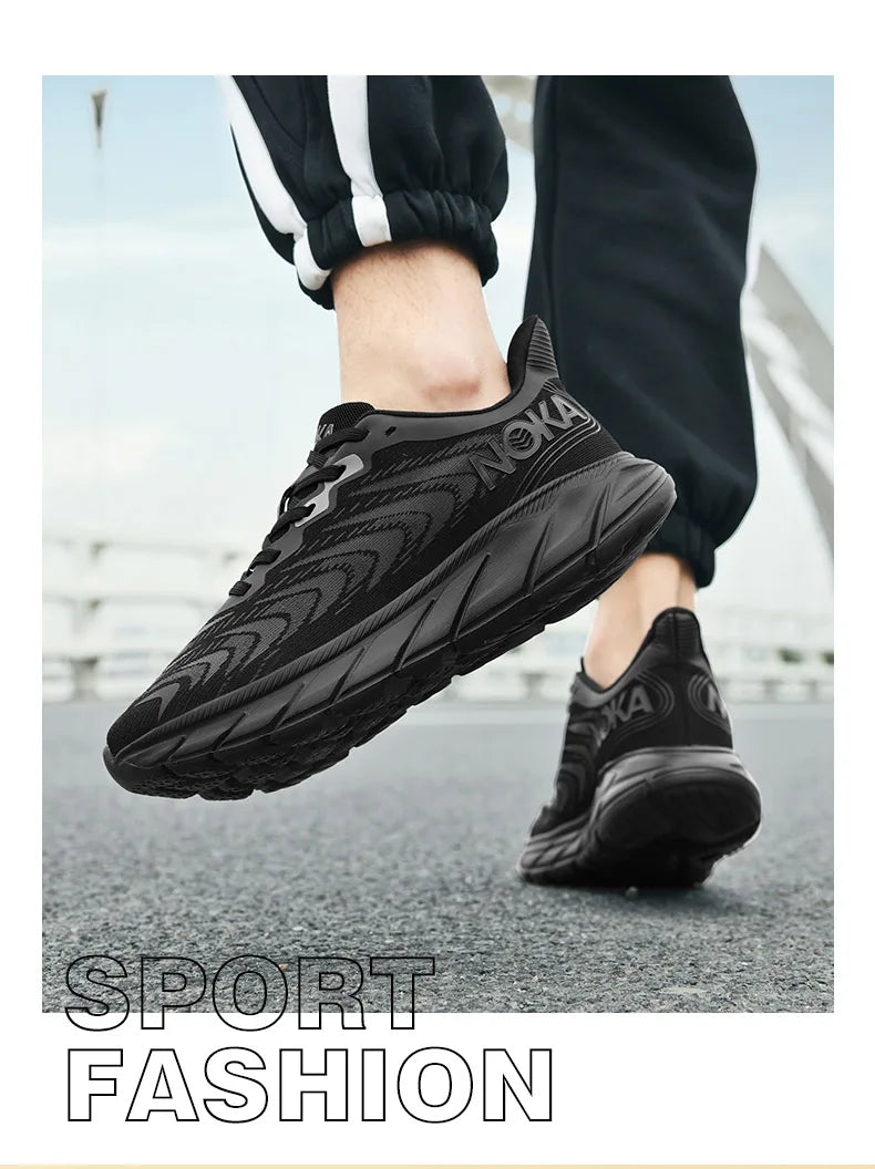 Men's Running Shoes Lightweight Breathable Comfortable Cushioned Sneakers for Walking Gym Casual Wear Athletic Shoes