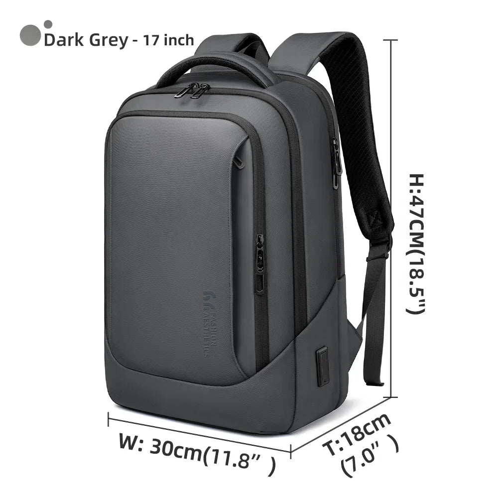 Multifunctional Men's Backpack 15.6" Laptop Backpack Waterproof Large Capacity Work Travel Backpack with USB Port
