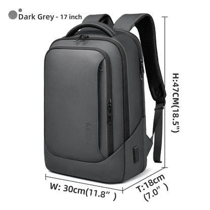 Multifunctional Men's Backpack 15.6" Laptop Backpack Waterproof Large Capacity Work Travel Backpack with USB Port