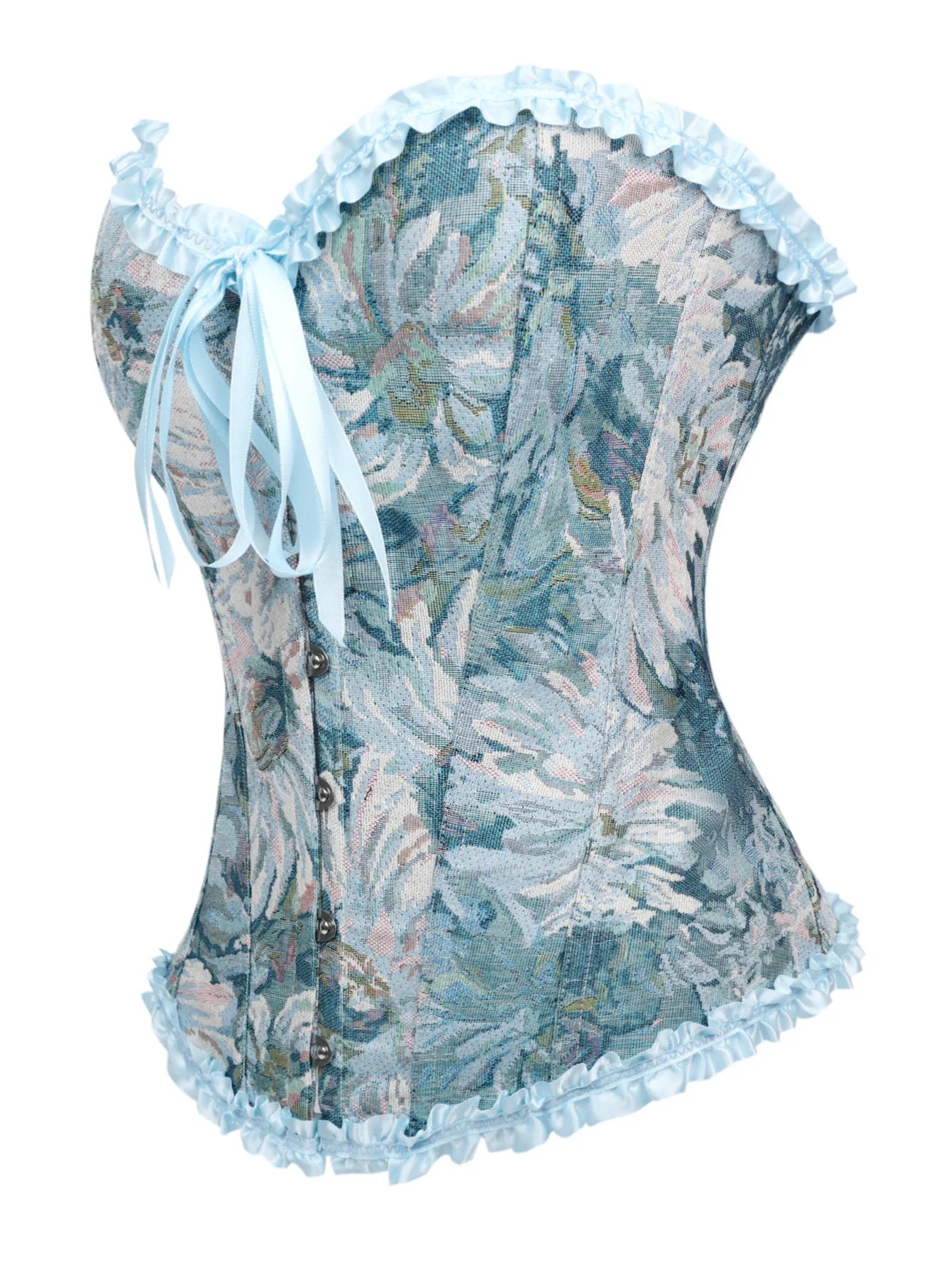 There are lace body-shapingwaist-cinchingchest-supporting corsets and ladies' court shaping tops