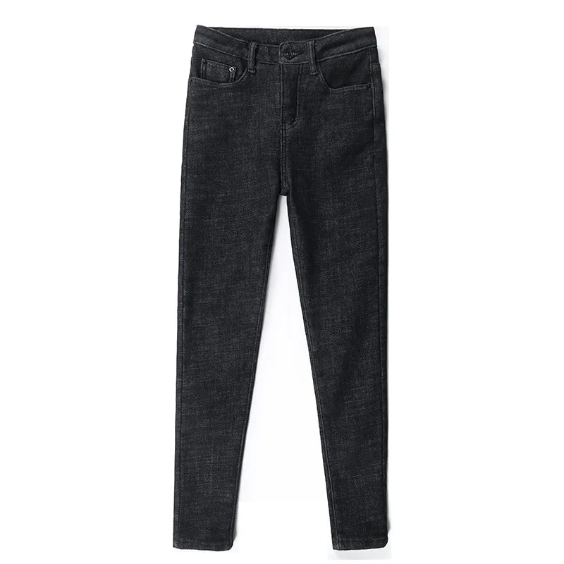 Thermal Jeans Winter Snow Warm Plush Stretch Jeans