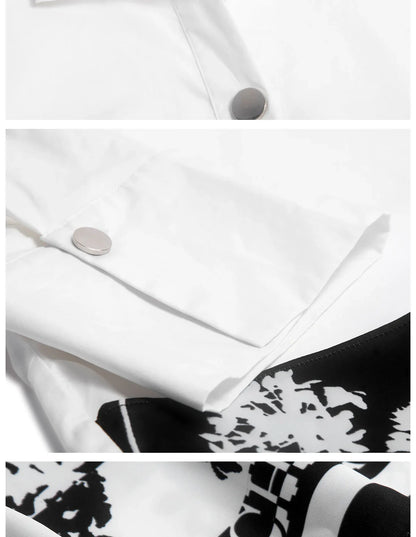 Pullover Women Blouse Lapel Three-Quarters Sleeve Tops Loose Soft Comfortable Pactwork Fashion Irregular Female Shirts