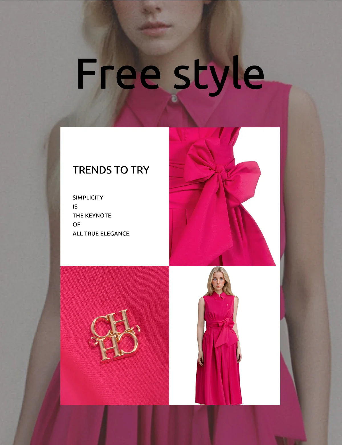 Women's Dress Summer Beach Party Sleeveless Single breasted Lace up Design Women's Long Dress
